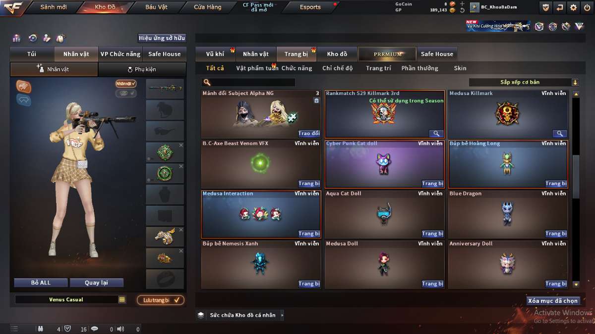 shop acc cf uy tin gia re